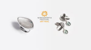 Wirksworth Festival logo and jewellery