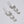 sterling silver abstract flower earrings with three dangles in decreasing sizes