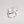 sterling silver abstract flower ring  reverse showing asymmetry