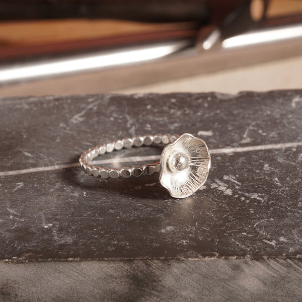 Silver flower ring workshop, Sleaford | Sat 20 Feb | 10am-1pm